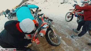 SCARY SNOW ROAD TO KALINCHWOK || Ft. BIKEALSIKE || Nepali Motovloggers || Day-1