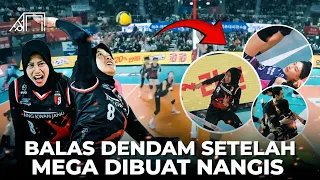 Spike Keras Memaksa Ratu Voli Terguling yang Membungkam Ocehan! Balas Dendam Megawati di Red Spark