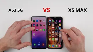 Samsung A53 vs iPhone XS Max SPEED TEST