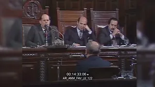 🗣️ MONSEÑOR MIGUEL ESTEBAN HESAYNE ⚖️ en el Juicio a las Juntas Militares- Año 1985.