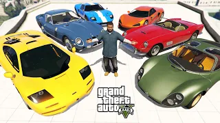 GTA 5 - Stealing Luxury Rare And Expensive Cars with Franklin! (Real Life Cars #68)