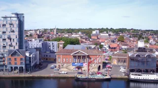 Ipswich Waterfront Drone Footage