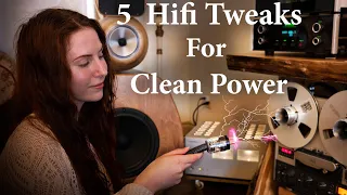 My Top 5 Inexpensive Hifi Tweaks for clean power to your amp, preamp, dac, turntable, and more.