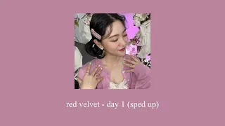 red velvet - day 1 (sped up + english lyrics)