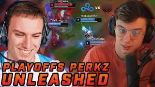 PLAYOFFS PERKZ UNLEASHED - C9 VS TSM GAME 5 REVIEW - CAEDREL