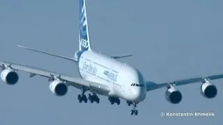 А380 крутой заход МАКС 2013 F-WWDD