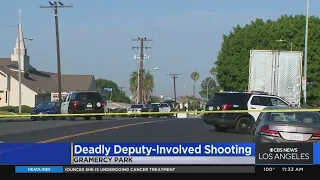 Armed man shot and killed by LA deputy near Inglewood