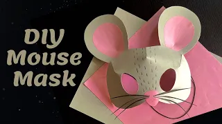 How to make a mouse mask | DIY rat/mouse mask with paper