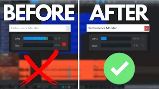 The BEST Settings to save CPU in Studio One