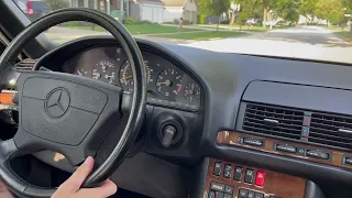 Mercedes W140 S500 Driving