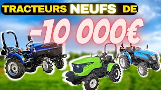 Quel tracteur NEUF pour moins de 10 000 € choisir ?