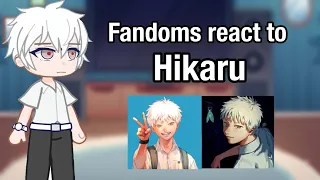 Fandoms react to Hikaru - the summer Hikaru died - Gacha react