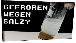 Kälte mit Salz erzeugen? (Kältemischung/Ammoniumchlorid) - Heimexperimente #37