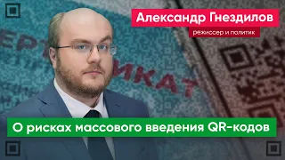 Александр Гнездилов: Не надо из владельцев кафе делать полицейских – они не должны проверять QR-коды