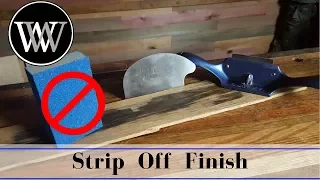 How to Strip Wood Finish the Easy Way | NO SAND PAPER NEEDED