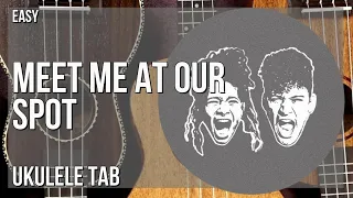 Ukulele Tab: How to play Meet Me At Our Spot by THE ANXIETY ft WILLOW and Tyler Cole