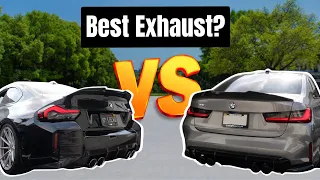 Exhaust Battle 💨 G87 M2 vs G80 M3 vs G82 M4