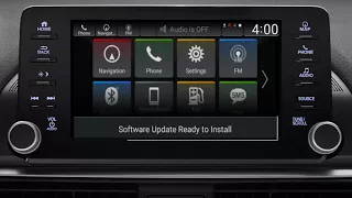 How to Update Display Audio Software Wirelessly on the 2018 Honda Accord