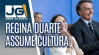 Regina Duarte assume Cultura e fala em pacificação