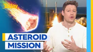 NASA spacecraft returning to earth with asteroid sample | Today Show Australia