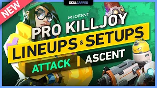 NEW KILLJOY ATTACK LINEUPS & SETUPS on ASCENT (Nanoswarm, Turret, Alarmbot, Ultimate)