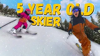 5 Year Old Skier | Father Daughter Moments For Life