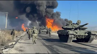 NATO IS SHOCKED! Russian T-90SMs have launched an attack on the largest French Tank column in Ukrain