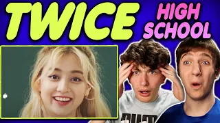 When TWICE Goes To High School REACTION!!
