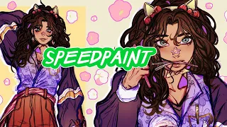 Makeover my persona + Character sheet!【Clip Studio Paint Speedpaint】