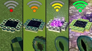 end portals with different Wi-Fi in Minecraft