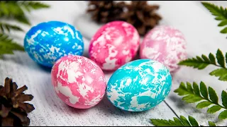 3 Варианта ПАСХАЛЬНЫХ Яиц - Как КРАСИВО Покрасить яйца на ПАСХУ 2024