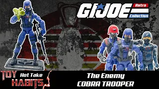 Cobra Trooper GI Joe Retro Collection Figure Review + Vintage and FANG Pilot Comparisons