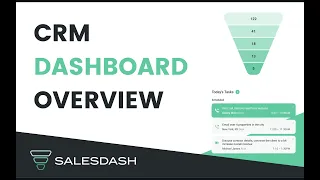 Salesdash CRM Dashboard Overview