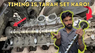 How to SET ISUZU FTR 6HH1 6HE1 Engine Camshaft Timing