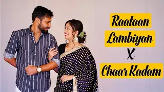 Easy Wedding Dance Choreography for Couples | Raataan Lambiyan X Chaar Kadam | DhadkaN Group - Nisha