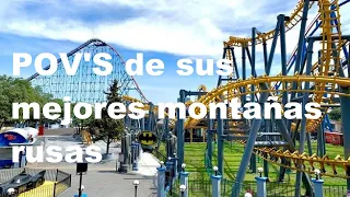 Todas las montañas rusas de Six Flags México con POVs 2021