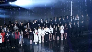 180214 트와이스 (TWICE),아이유(IU),워너원(Wanna One),세븐틴,갓세븐(GOT7) 전출연진 오프닝 직캠 Fancam (2018 가온차트어워드) by Mera