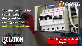 The Six Steps of a Lockout Tagout Procedure