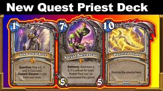 New Quest Control Priest To Play In May! Best Deck For Fun! Voyage to the Sunken City | Hearthstone