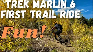 2022 Trek Marlin 6 | First Trail Ride and Impressions | This Bike is No Slouch!