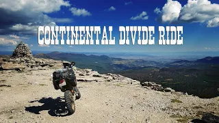 Continental Divide Ride - Solo Motorcycle Adventure - September 2019