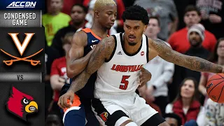 Virginia vs. Louisville Cardinals Condensed Game | 2019-20 ACC Men's Basketball