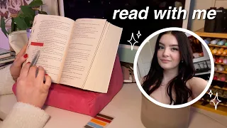 ASMR read with me 💫 background asmr, inaudible whispers, rain sounds