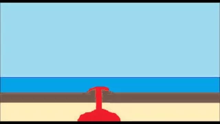 Volcanic Island Formation, an Animation.
