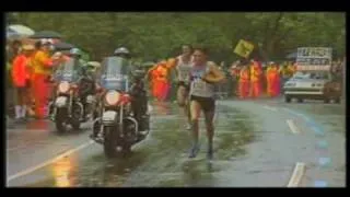 Rod Dixon 1983 NY Marathon Finish