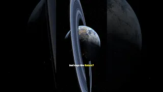 What if Earth had rings? #space #earth #saturn