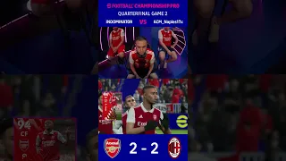 Highlights galore from @arsenal on the Knockout Stage of #eFootballChampionshipPro 2023 #eFootball