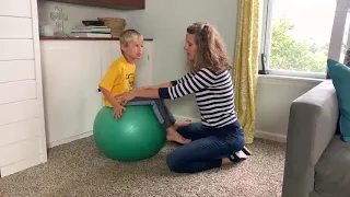 Powerful Sensory Activity with a Yoga Ball