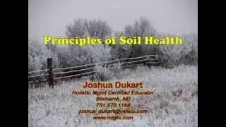 Principles of Soil Health