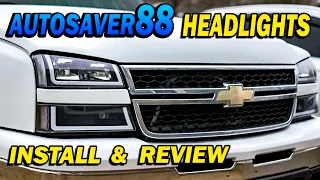 AUTOSAVER88 Headlight Install and Review 03-06 Chevrolet Silverado